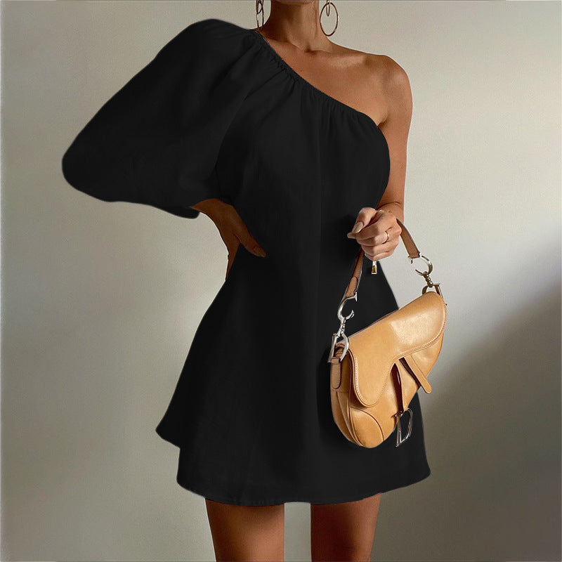 Loose Short Dress for Women's Fashion
