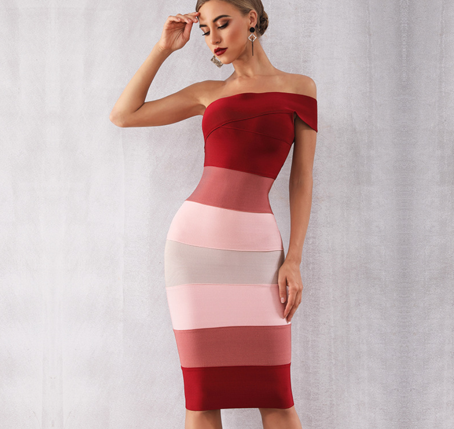 Strap Dress, Sexy Bandage Dress, Women's Dress